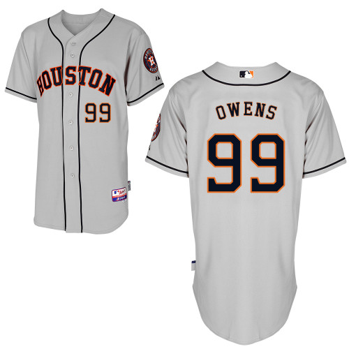 Rudy Owens #99 mlb Jersey-Houston Astros Women's Authentic Road Gray Cool Base Baseball Jersey